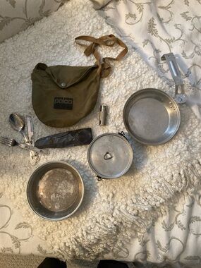 Vintage Camp “mess’ kit